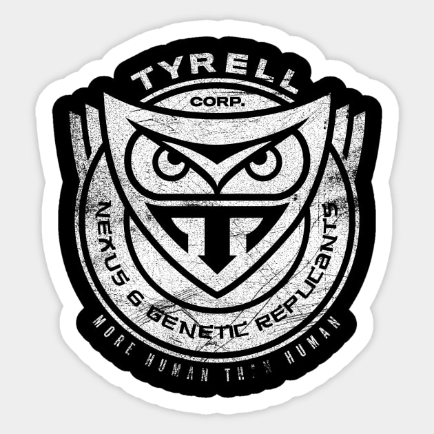 Bladerunner - Tyrell Corporation Sticker by MindsparkCreative